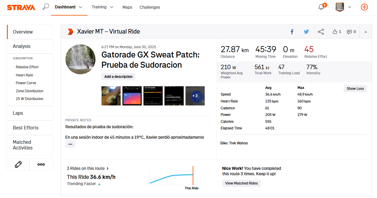sweat testing for endurance athletes