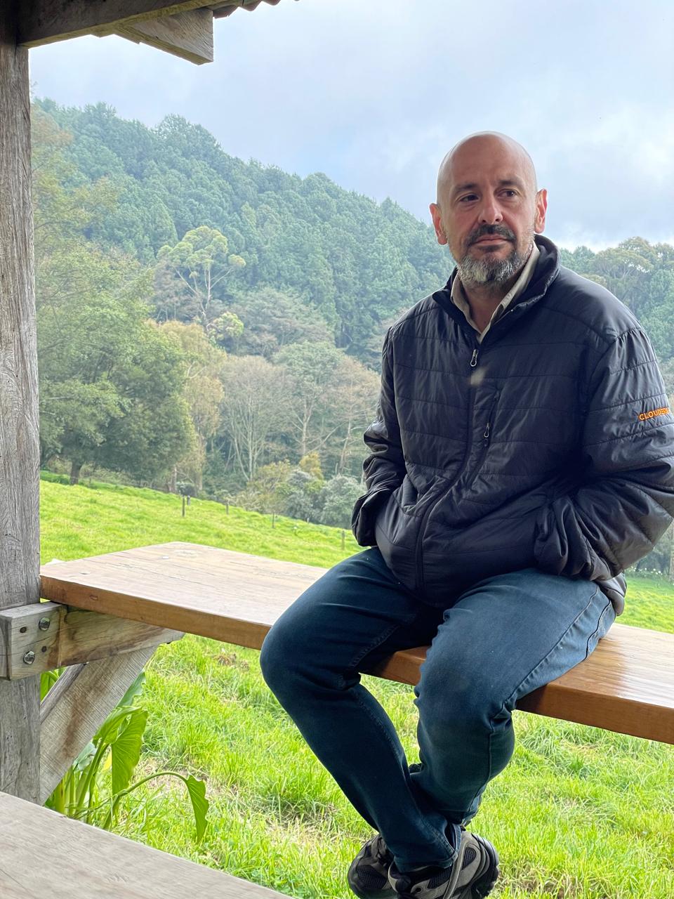 Xavier Morera in the Costa Rican highlands
